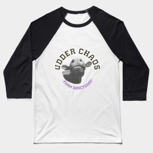 Udder Chaos Farm Sanctuary Baseball T-Shirt